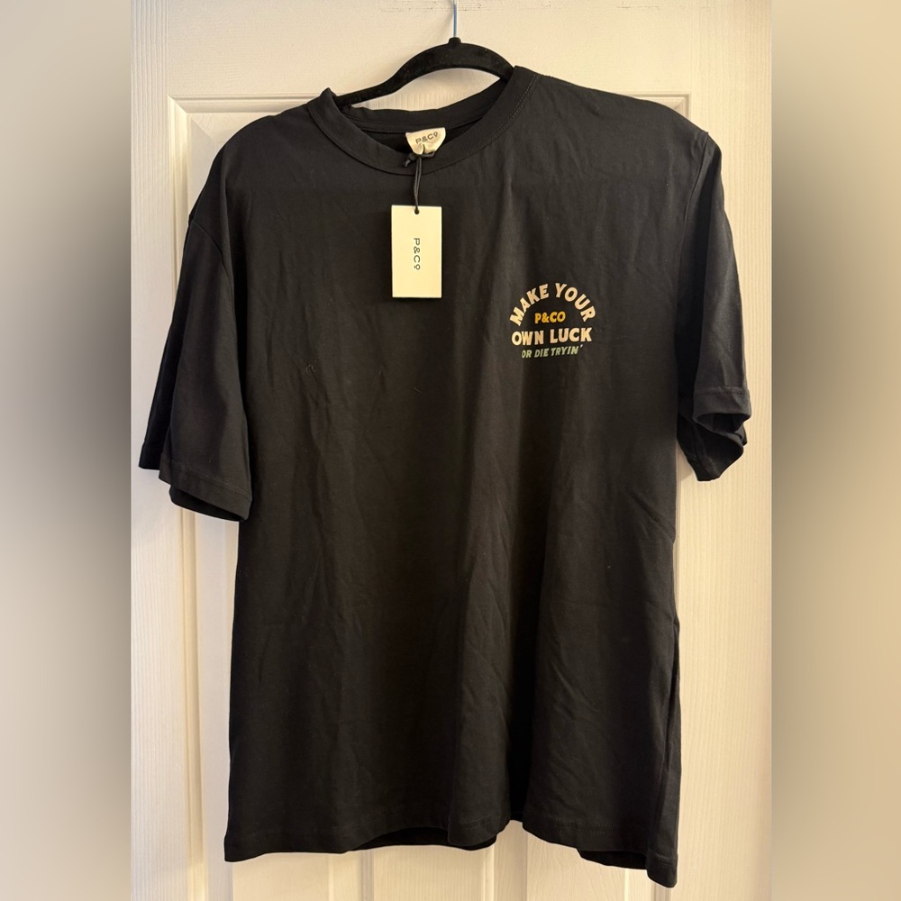 NWT P&Co Black Short Sleeve Tshirt Crew Neck